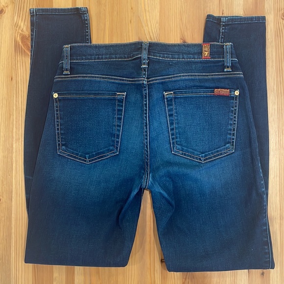 7 For All Mankind The Mid Rise Skinny - Picture 4 of 8